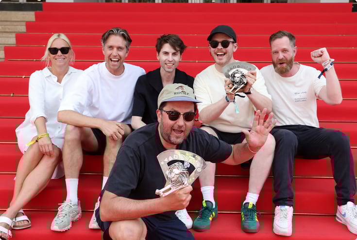 Two Silver Lions win from red carpet in Cannes